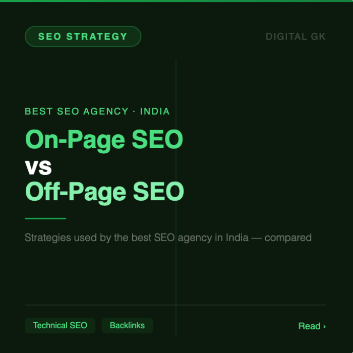 on page vs off page seo